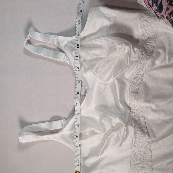 Ruby Ribbon Lace Cami White Level 4 Support Shapewear Size 42 - Picture 6 of 8